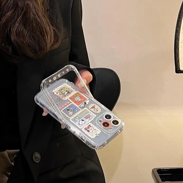 Transparent Cartoon Puppy iPhone 14 Pro Max Case 12" — feature 7