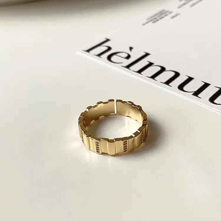 Real Gold Electroplated Open Ring for Women - Image 8