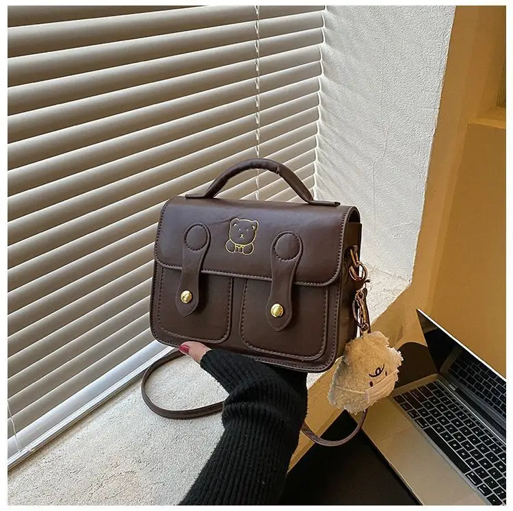 Women's Square Handbag Beige Retro Style 2026 — feature 39