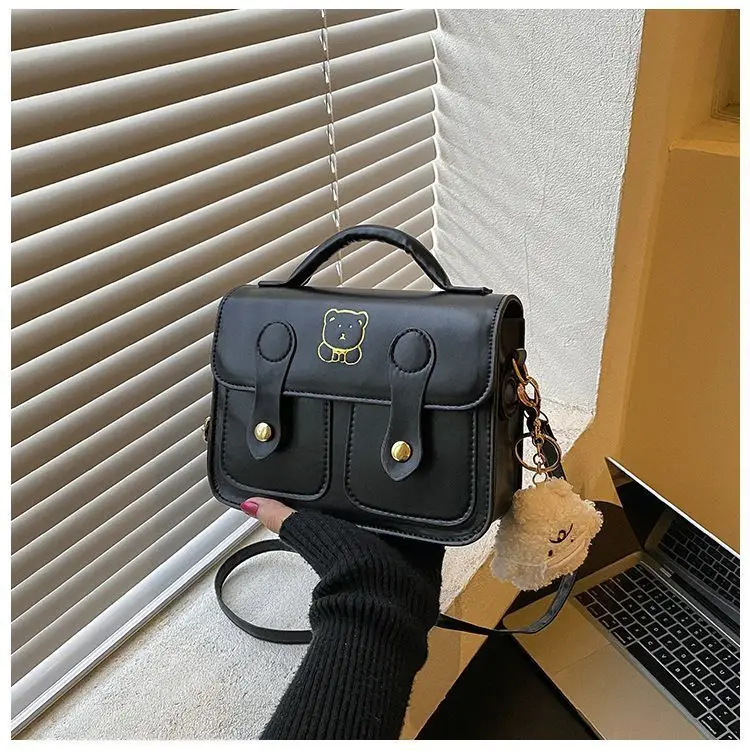 Women's Square Handbag Beige Retro Style 2026 — feature 40