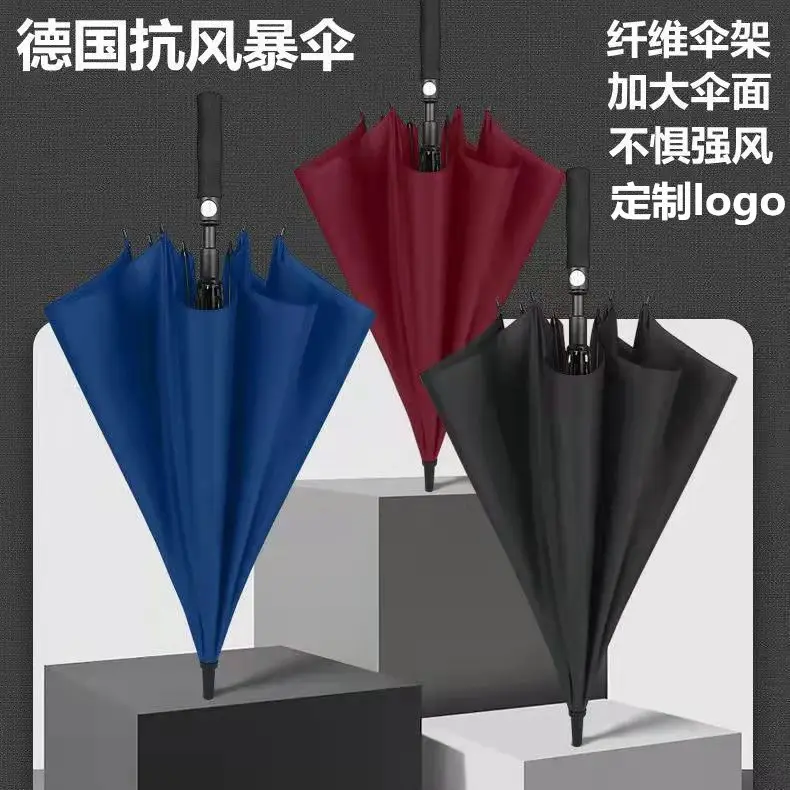 8 Bone Windproof Golf Umbrella with Long Handle - Image 6