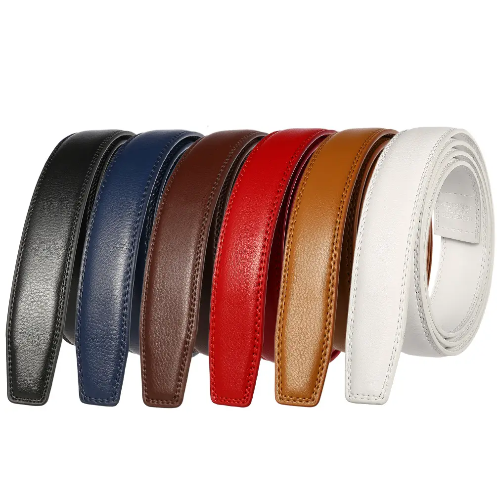 Brown Leather Belt for Men Women Unisex — feature 14