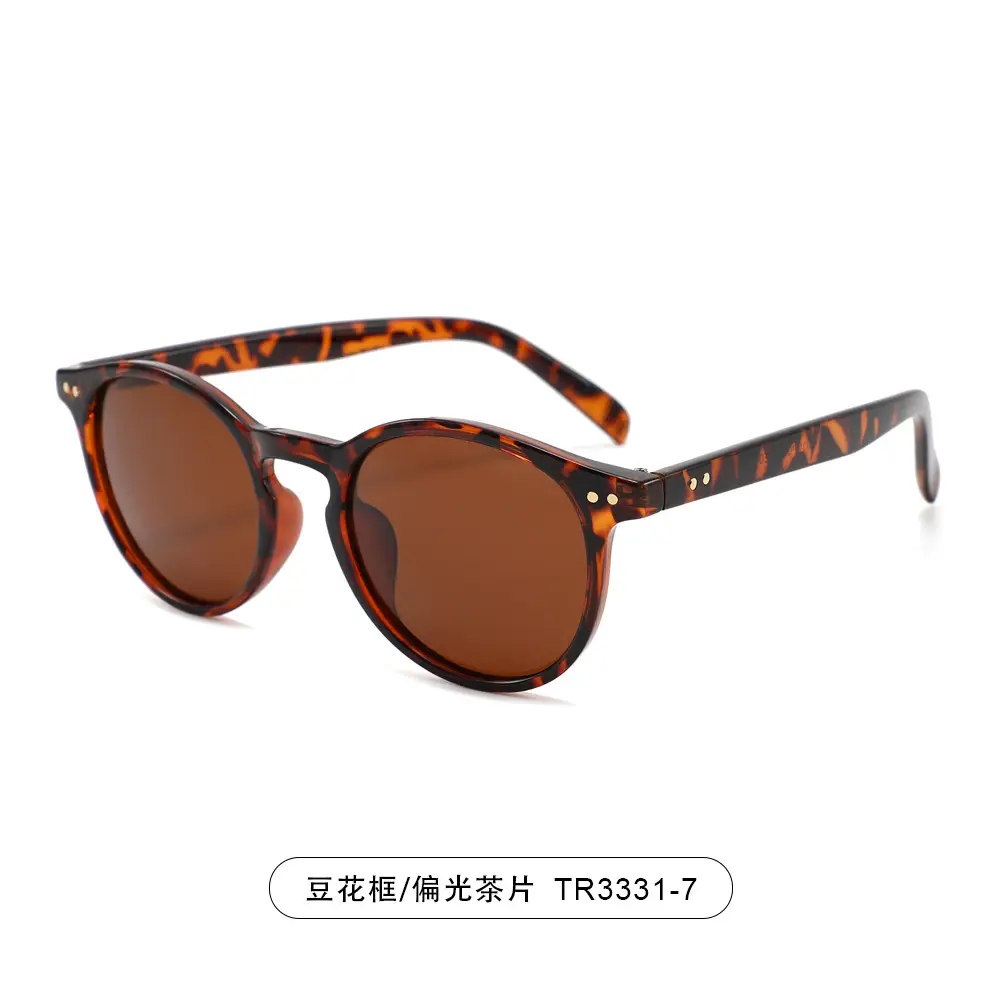 Men Polarized Sunglasses Black Blue Lenses - Image 2