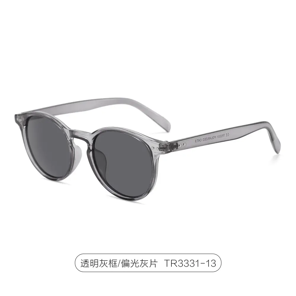 Men Polarized Sunglasses Black Blue Lenses - Image 4