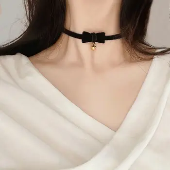 White Lace Choker with Heart Tassel for Women — feature 8