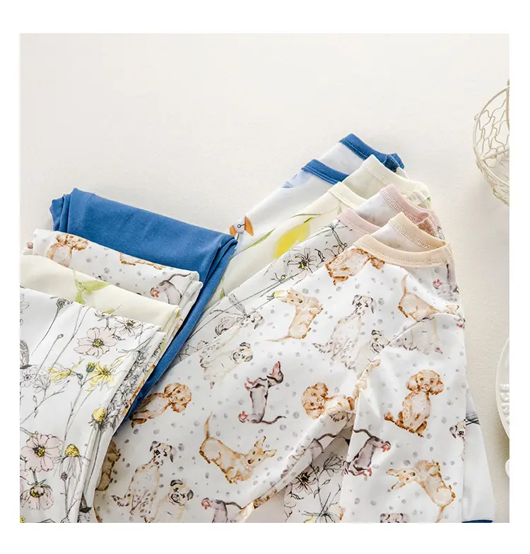 2025 Spring Boys Girls Pajamas Set Can Be Weared Outside — feature 10