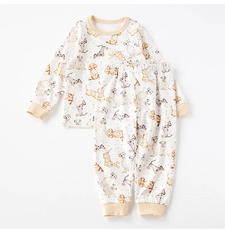 2025 Spring Boys Girls Pajamas Set Can Be Weared Outside — feature 11