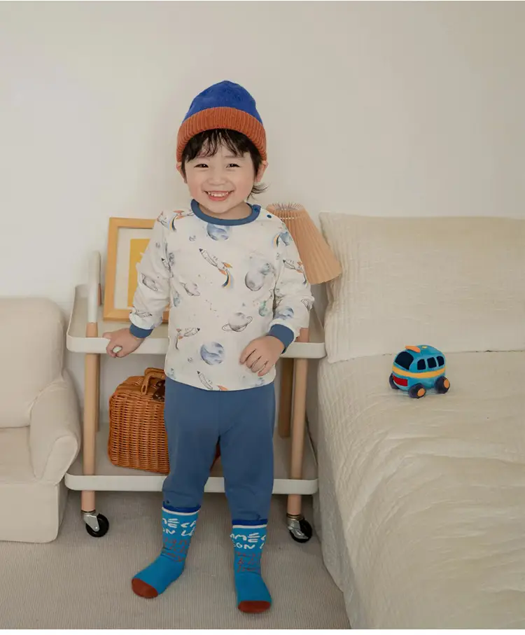 2025 Spring Boys Girls Pajamas Set Can Be Weared Outside — feature 21