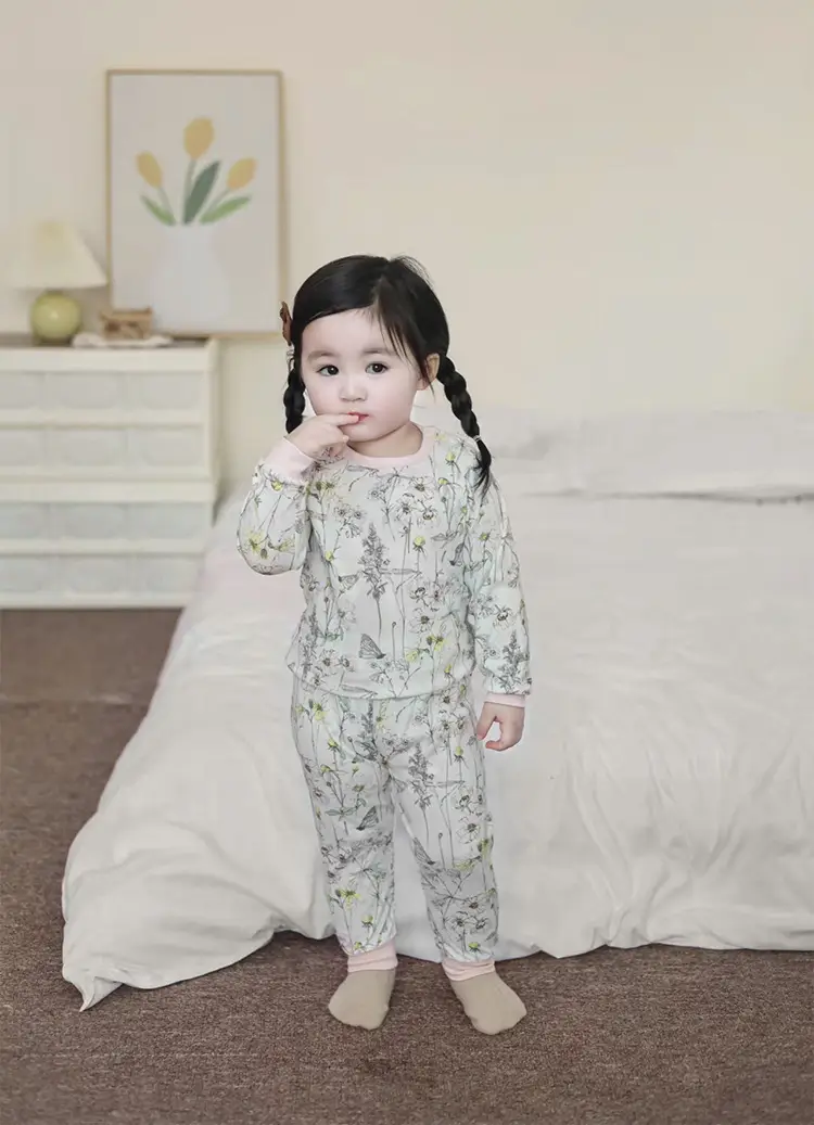 2025 Spring Boys Girls Pajamas Set Can Be Weared Outside — feature 24