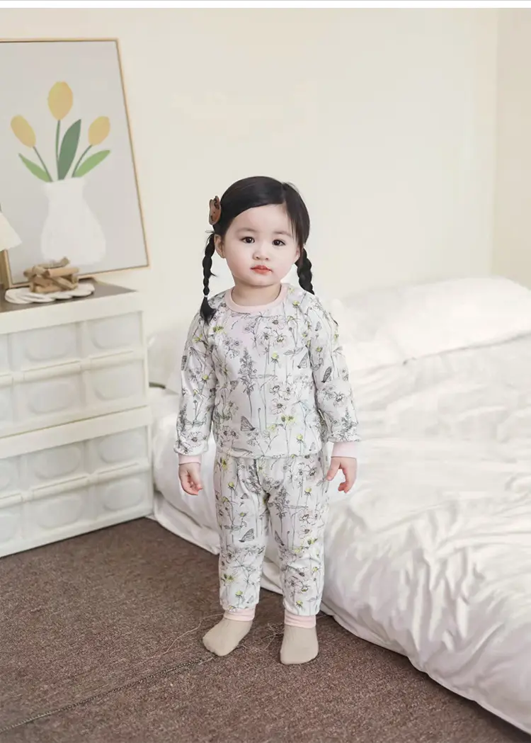 2025 Spring Boys Girls Pajamas Set Can Be Weared Outside — feature 25
