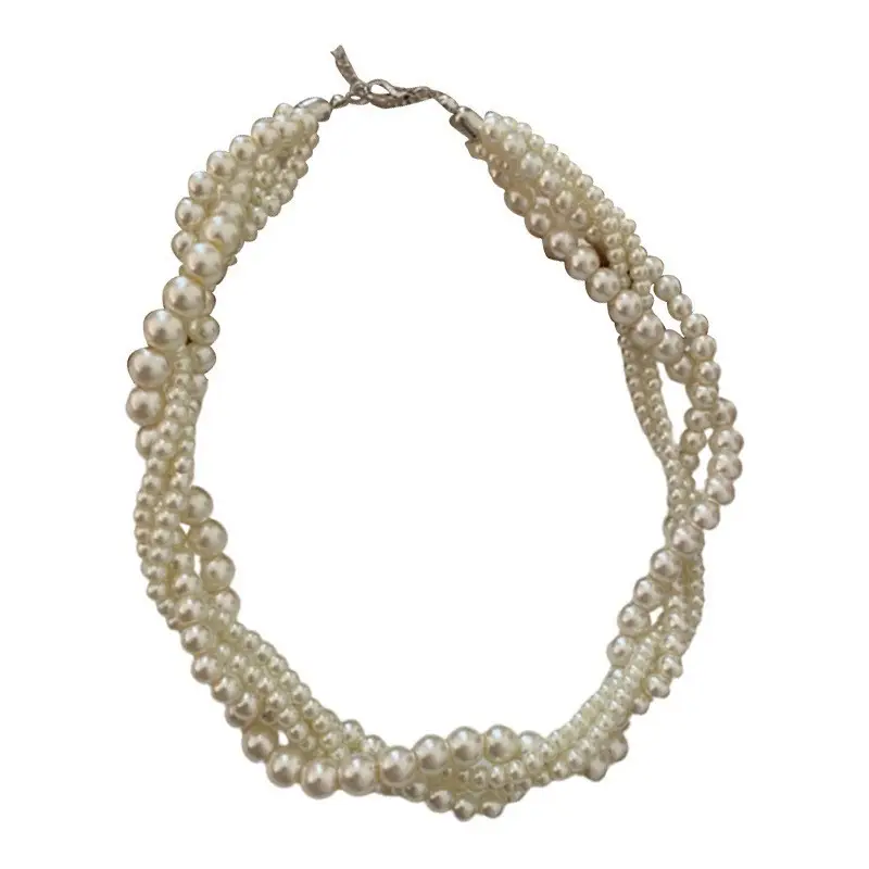 Multi-layer Baroque Pearl Choker Necklace for Women - Image 6