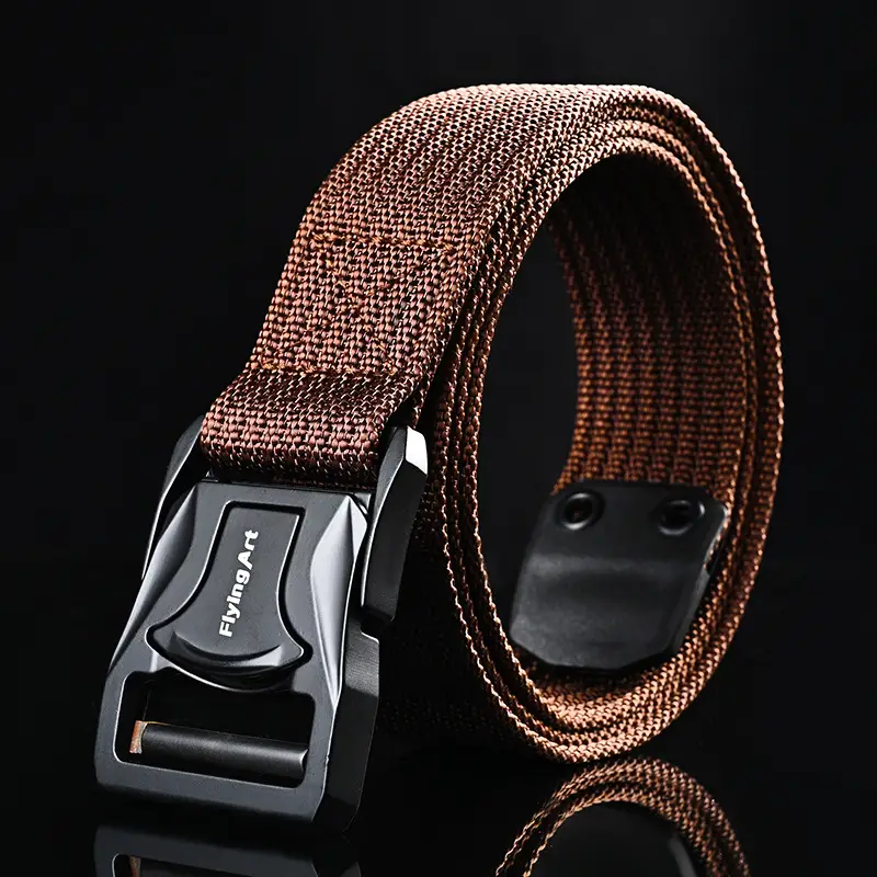 Gold Braided Tactical Belt for Men