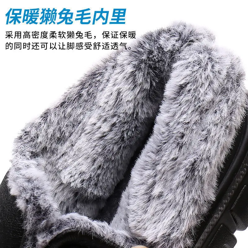 Winter old Beijing cotton shoes foreign trade cross-border plus velvet warm non-slip middle-aged mother shoes milk shoes spot wholesale - Image 5