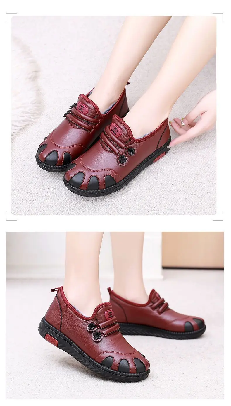 Winter old Beijing cotton shoes foreign trade cross-border plus velvet warm non-slip middle-aged mother shoes milk shoes spot wholesale — feature 10