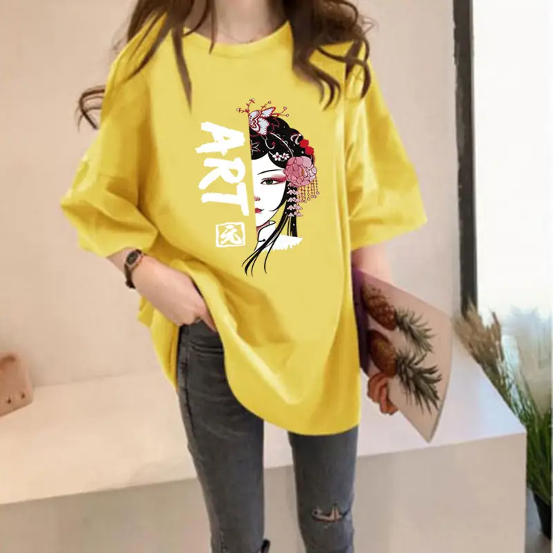 2026 Korean Style Oversized Pink T-Shirt - Image 13