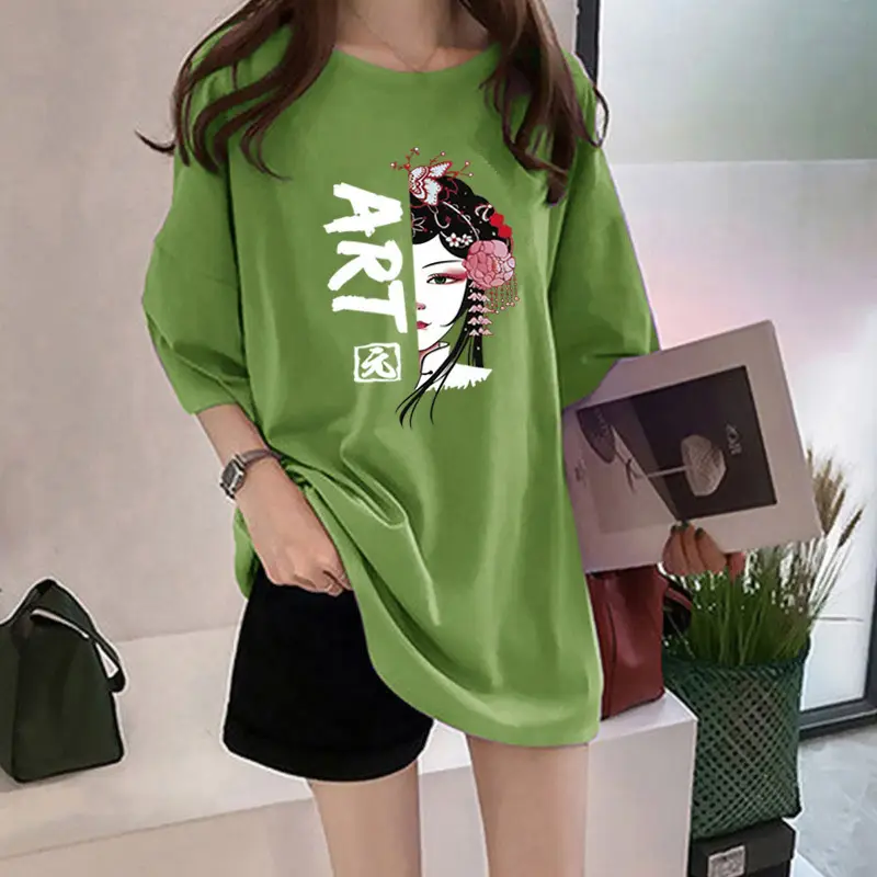 2026 Korean Style Oversized Pink T-Shirt - Image 2