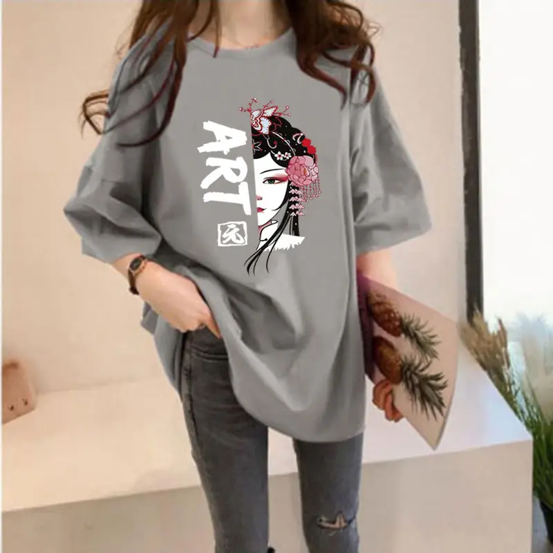 2026 Korean Style Oversized Pink T-Shirt - Image 3