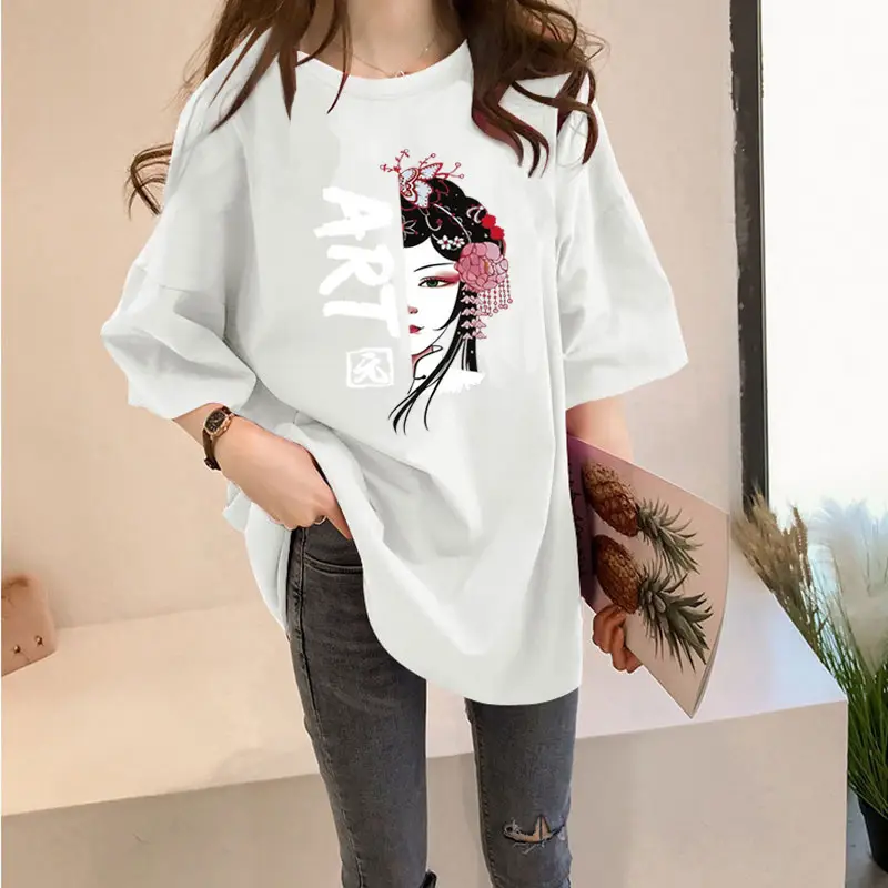 2026 Korean Style Oversized Pink T-Shirt - Image 8
