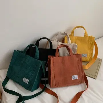 Women's Canvas Tote Bag Large Capacity Shoulder Portable — feature 12
