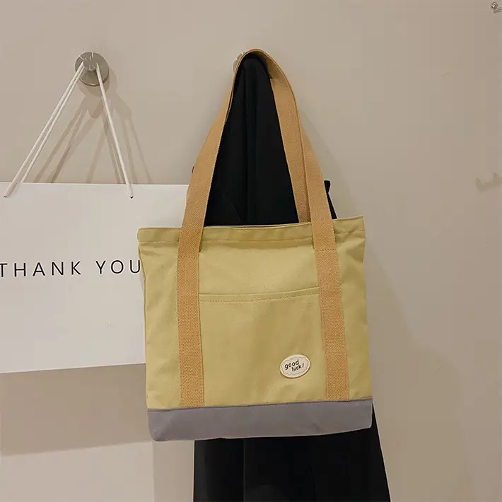 Women's Canvas Tote Bag Large Capacity Shoulder Portable