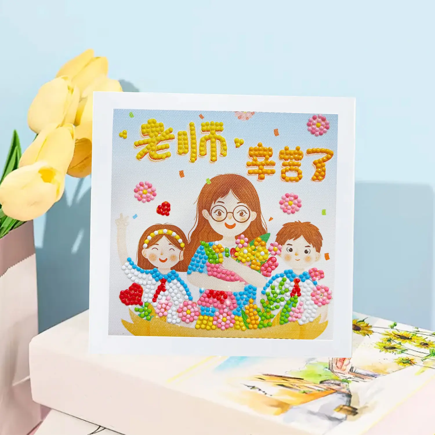 5D Diamond Framed Teacher's Day Painting Set