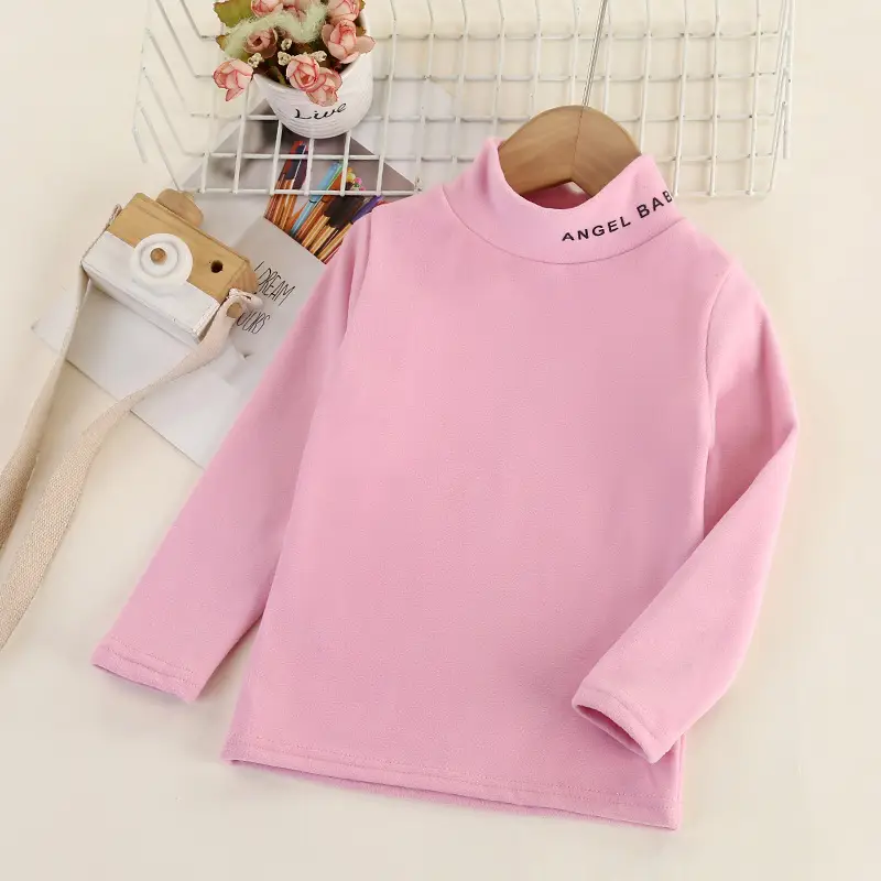 Yellow Turtleneck Long Sleeve Baby Shirt Medium Large - Image 2