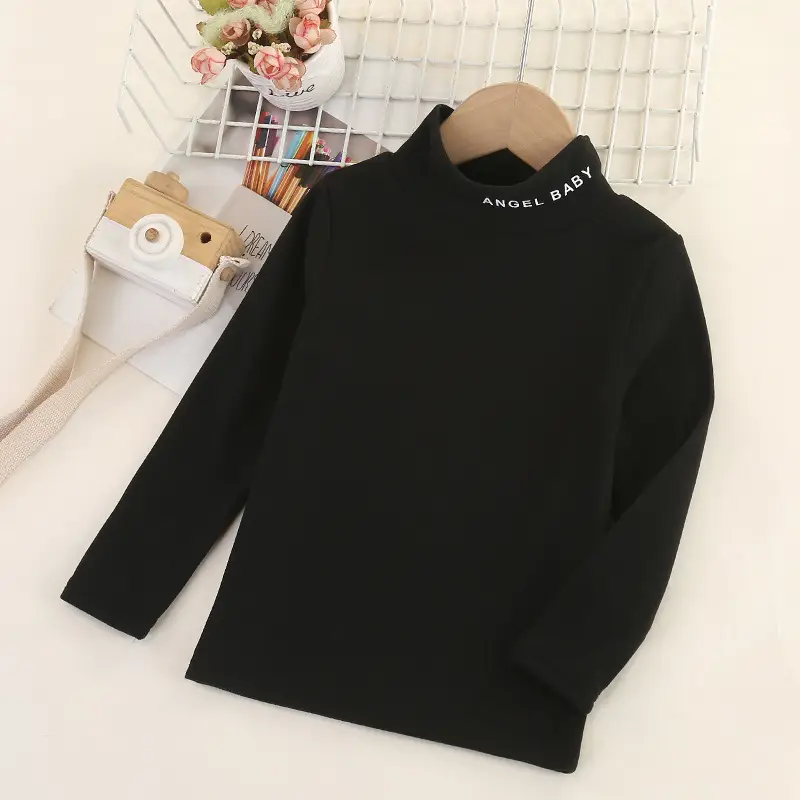 Yellow Turtleneck Long Sleeve Baby Shirt Medium Large - Image 3