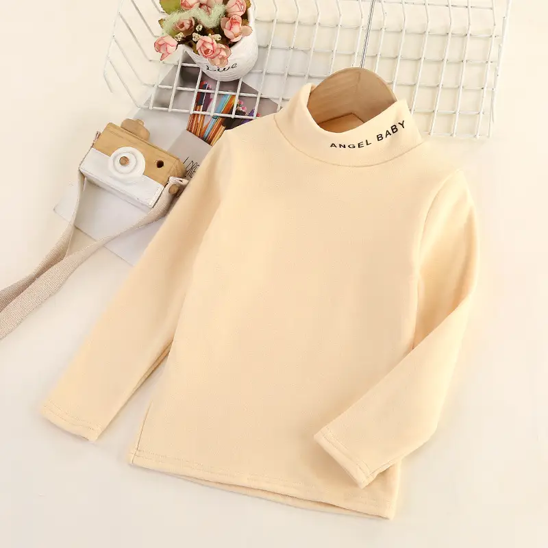 Yellow Turtleneck Long Sleeve Baby Shirt Medium Large - Image 6