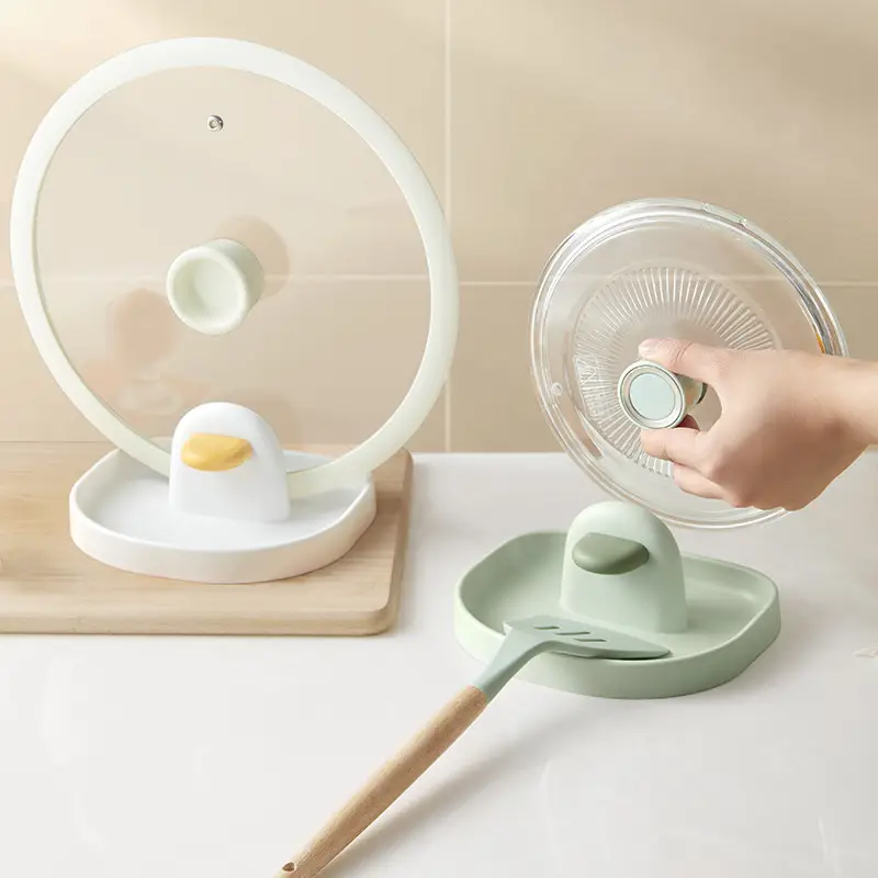 Multifunctional Storage Rack for Pot Lids and Countertop Spatulas - Image 7