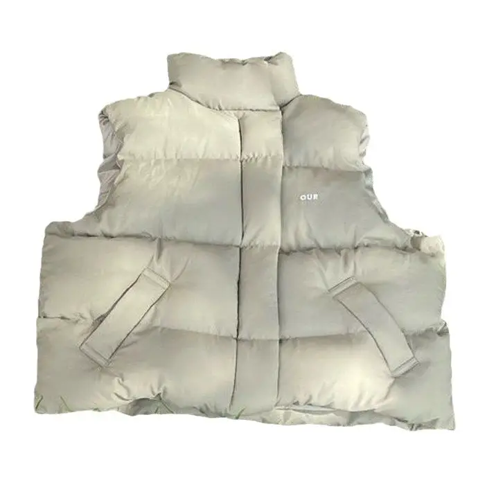 Kids Cotton Puffer Vest Black Winter Boys