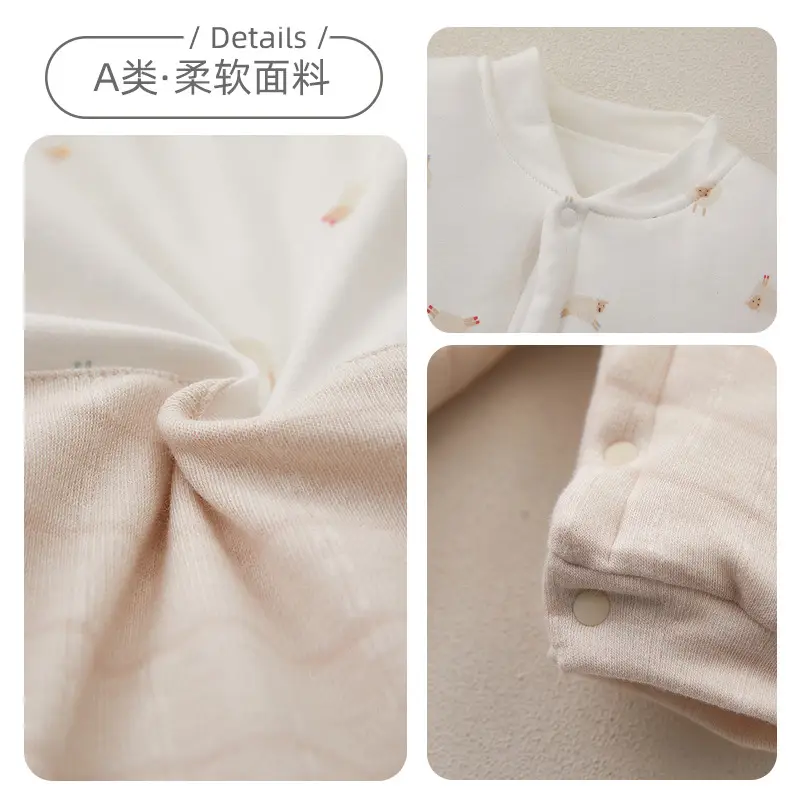 Baby Quilted Jumpsuit Set White Grey Newborn Comfortwear