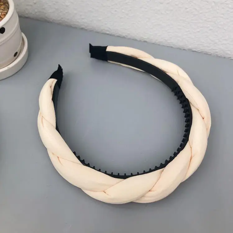 Women's Korean Niuni Twist Headband Solid Color