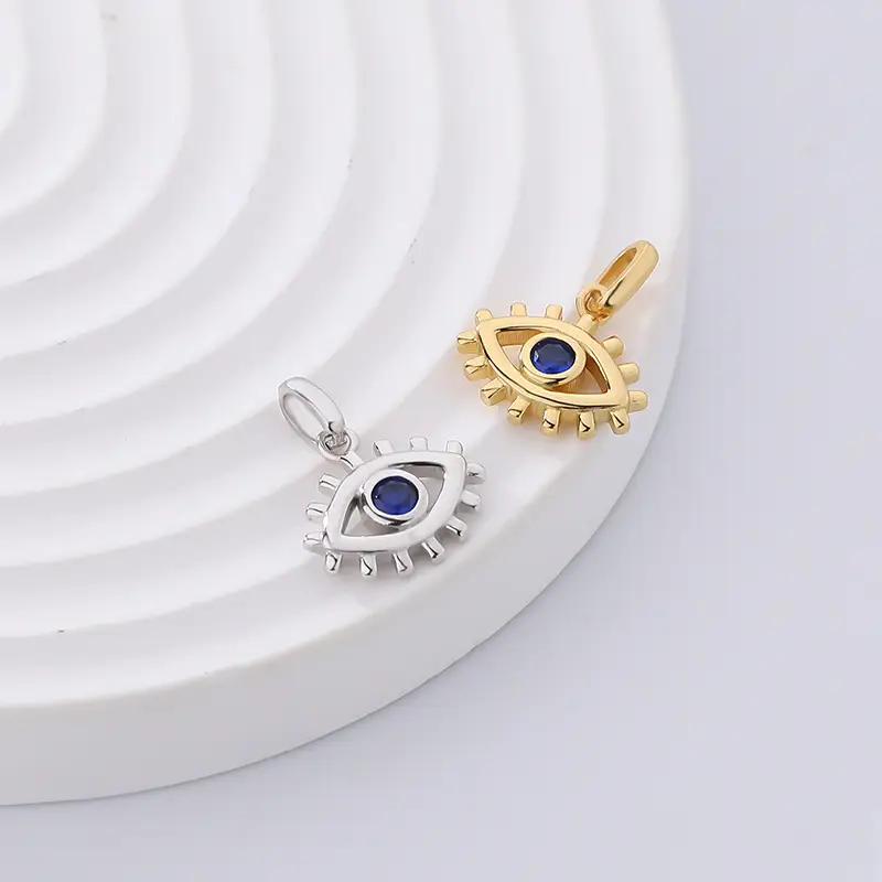 Far Van 925 Sterling Silver Devil's Eye Necklace Female - Image 4