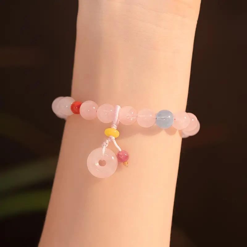 Natural Horse Powder Crystal Bracelet for Girls - Image 3