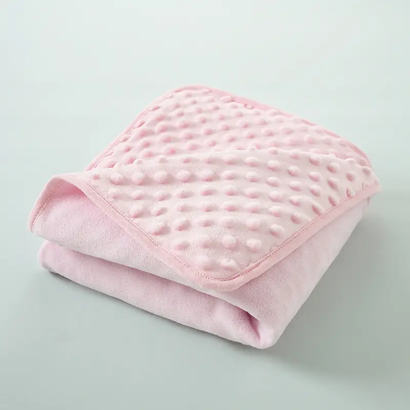 Baby Blue Micro Padded Nap Blanket Double Layer - Image 7