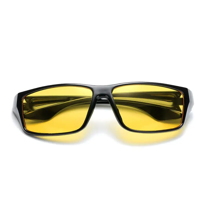 Men Yellow Film Sunglasses Outdoor Sports Cycling Night Vision - Image 7