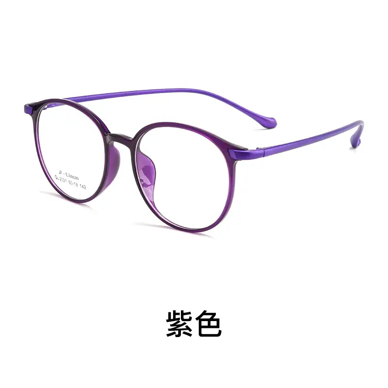 Men Retro Red Round Glasses 2021QL - Image 6