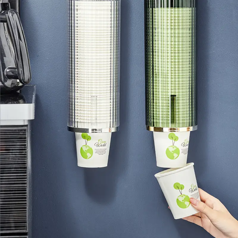 Disposable Cup Holder Dust-Proof Storage Rack