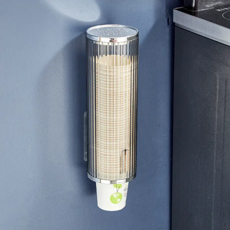 Disposable Cup Holder Dust-Proof Storage Rack