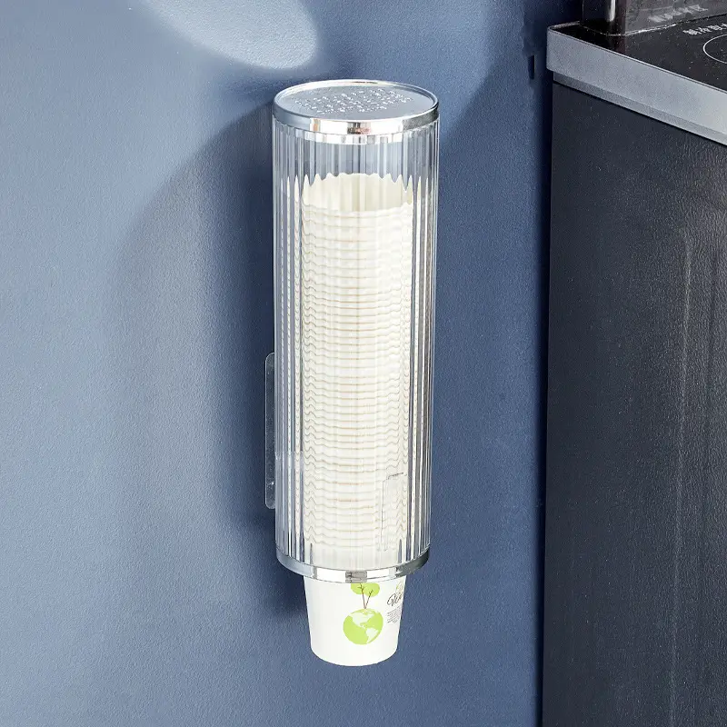 Disposable Cup Holder Dust-Proof Storage Rack