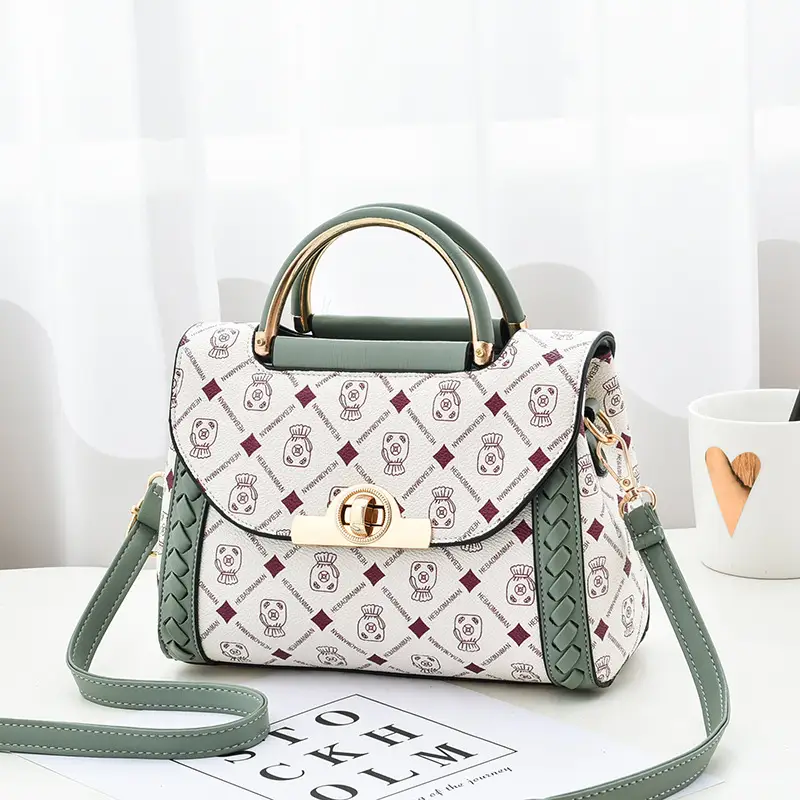 Women's Lotus Messenger Bag Pink Gold 2022 - Image 9