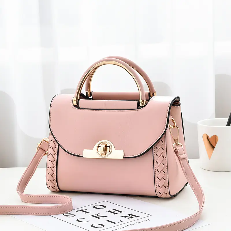 Women's Lotus Messenger Bag Pink Gold 2022 - Image 3