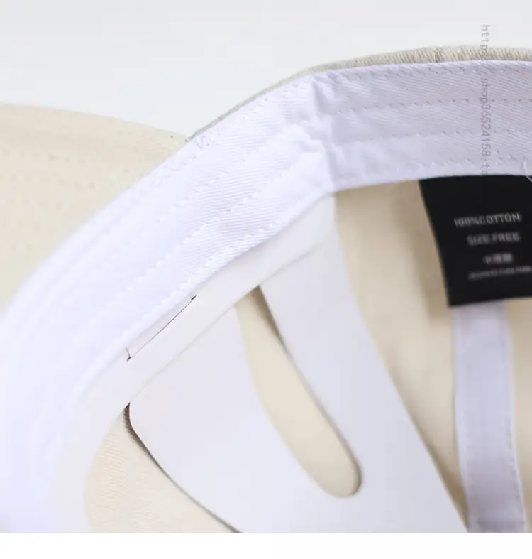 Japanese Men's Embroidered Beige Peaked Hat with Adjustable Strap — feature 9