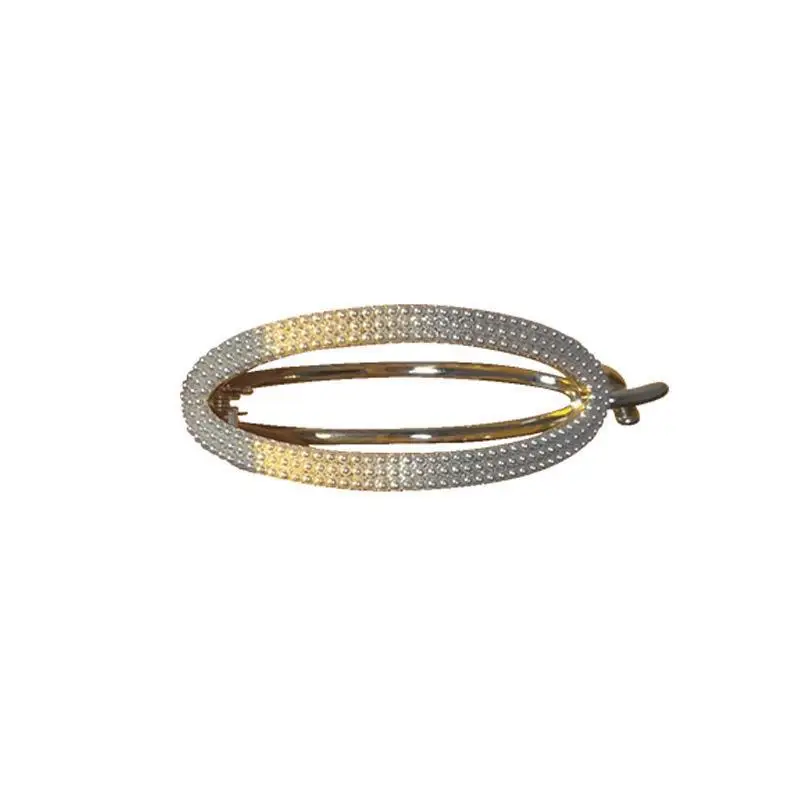 High-End Sparkling Hairpin Buckle Clip for Women