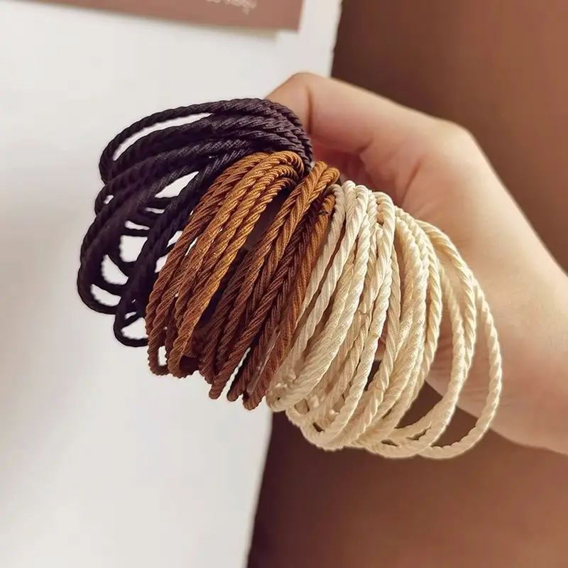 Rainbow Color Hair Rope for Women 50 Box — feature 9