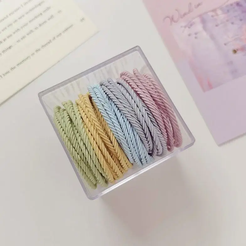 Rainbow Color Hair Rope for Women 50 Box - Image 4