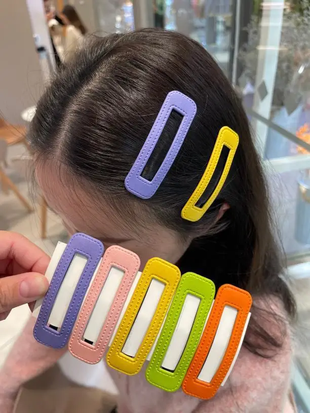 Spring New Acrylic Hair Clips for Girls Multi Color — feature 4