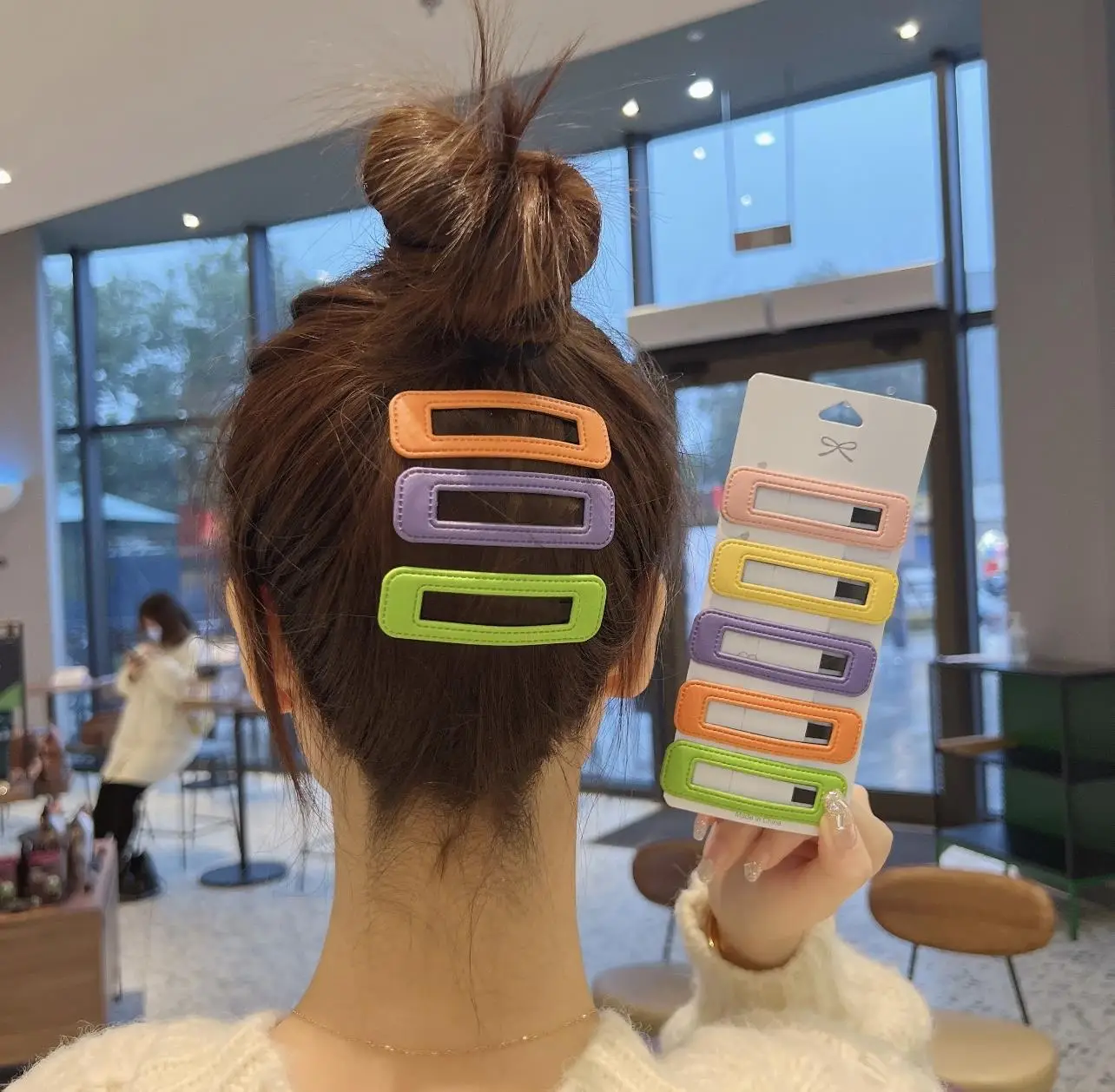 Spring New Acrylic Hair Clips for Girls Multi Color — feature 5