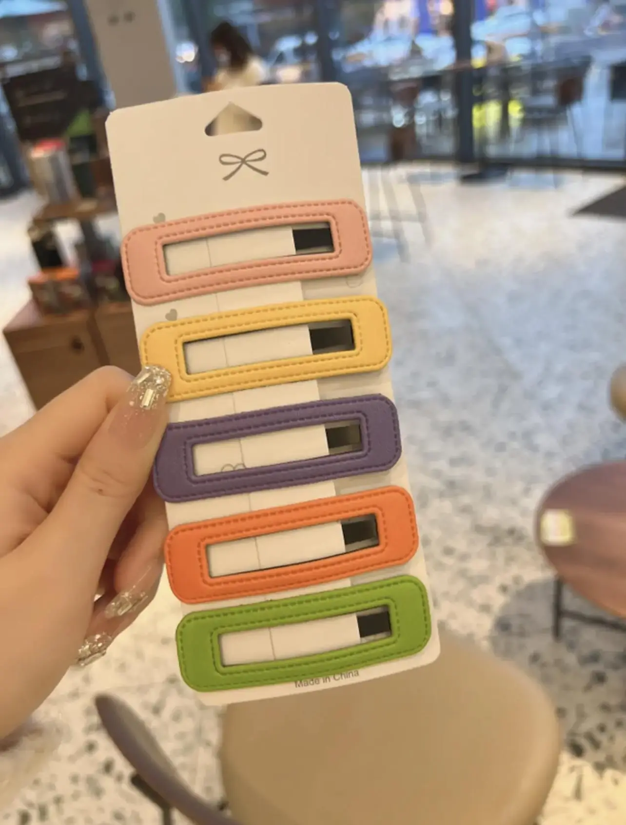 Spring New Acrylic Hair Clips for Girls Multi Color - Image 2
