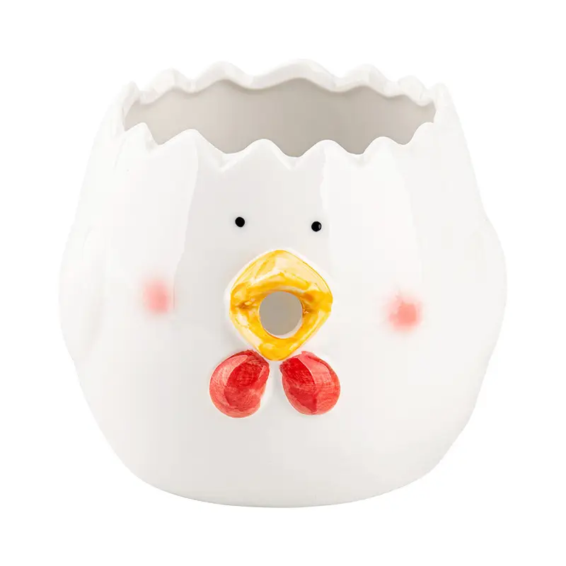 Cute Chicken Ceramic Egg Separator Filter 300ml